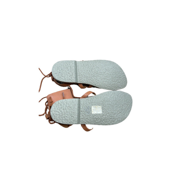 FREE PEOPLE VACATION DAY‎ WRAP BROWN SANDALS SIZE 6.5 NWOT - Picture 6 of 6